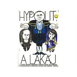 Placard, HYPOLIT A LAKÁJ (HYPPOLIT THE LACKEY), Designer: Benko (?) 