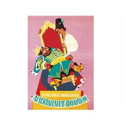 Placard, AZ ELTÜSSZENTETT BIRODALOM (THE EMIRE WHICH WAS SNEEZED AWAY), Designer: K. Bócz, István 