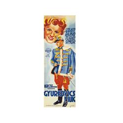 Placard, GYURKOVICS FIÚK (THE GYURKOVICS BOYS), Designer: Kenyeres (?) 
