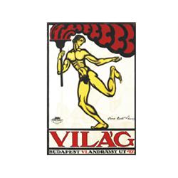 Placard, THE WORLD, Designer: Fémes Beck, Vilmos 