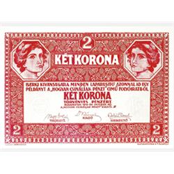 Placard, TWO CROWNS, Designer: Kató Kiszli István 