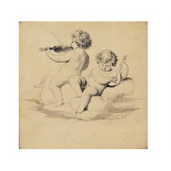 Perelly sign, 19th century, Puttos 