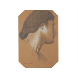 Kacziány, Aladár, Cserhátsurány, 1887 - Budapest, 1978, Study in Profile 
