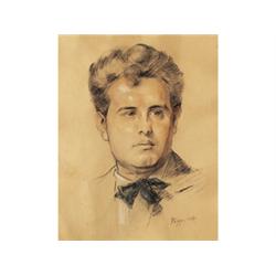 Papp, Aurél, Érkávás, 1879 - Szatmárnémeti, 1960, Portrait of a Man