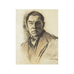 Uitz, Béla, Mehala, 1887 - Budapest, 1972, Portrait of a Man