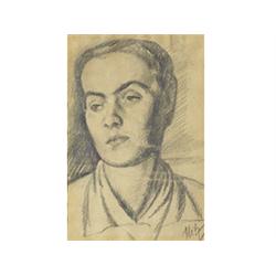 Uitz, Béla, Mehala, 1887 - Budapest, 1972, Portrait of a Man