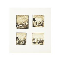 Rudnay, Gyula, Pelsocz, 1878 - Budapest, 1957, Composition Sketches 