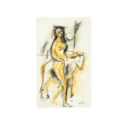 Marosán, Gyula, 1915 -, Nude with Goat