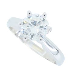 14KT White Gold 0.90ct GIA Cert Diamond Ring