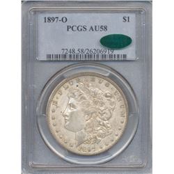 1897-O $1 Morgan Silver Dollar Coin PCGS AU58