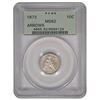 Image 1 : 1873 Arrows Seated Liberty Dime PCGS MS62