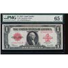 Image 1 : 1923 $1 Legal Tender Note PMG 65EPQ