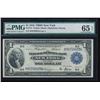 Image 1 : 1918 $1 New York Federal Reserve Bank Note PMG 65EPQ