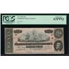 Image 1 : 1864 $20 Confederate States of America Note PMG 63PPQ