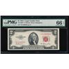 Image 1 : 1953 $2 Legal Tender Star Note PMG 66EPQ