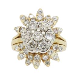 14KT Two Tone Gold 1.50ctw Diamond Ring