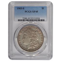 1903-S $1 Morgan Silver Dollar Coin PCGS XF45