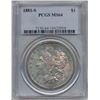 Image 1 : 1881-S $1 Morgan Silver Dollar Coin PCGS MS64