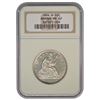 Image 1 : 1854-O Seated Liberty Half Dollar Coin NGC MS62