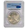 Image 1 : 1934 $1 Peace Silver Dollar Coin PCGS MS63 CAC