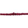 Image 3 : 14KT Yellow Gold 120.00ctw Ruby Beaded Necklace