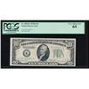 Image 1 : 1934D $10 Dallas Federal Reserve Note PCGS 64