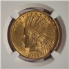 Image 3 : 1915 $10 Indian Head Eagle Gold Coin NGC MS62
