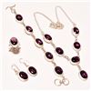 Pink To Blue 4 Piece Alexandrite Jewelry Set