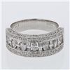 18KT White Gold 1.28ctw Diamond Ring