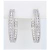 18KT White Gold 2.16ctw Diamond Earrings