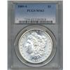 1889-S $1 Morgan Silver Dollar Coin PCGS MS63