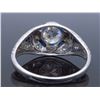 Image 4 : Platinum 1.14ctw Diamond Ring
