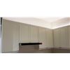 Image 2 : Approx. 11 White Upper Cabinets w/ Melamine Shelving 40" H & 30" H (Width Measurements Listed)