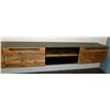 Image 1 : Floating Wall Mount Counter/Cabinet Section 6'8 1/2 Overall L, 16.5 Depth, 14" H