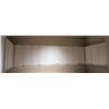 Image 1 : 9 White Upper Cabinets 40" Height (36, 36, 30, 30, 30, 30, 30, 36, 36 Width), Melamine Wrap Shelving