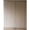 Image 23 : 9 White Upper Cabinets 40" Height (36, 36, 30, 30, 30, 30, 30, 36, 36 Width), Melamine Wrap Shelving