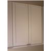 Image 25 : 9 White Upper Cabinets 40" Height (36, 36, 30, 30, 30, 30, 30, 36, 36 Width), Melamine Wrap Shelving