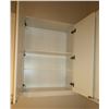 Image 26 : 9 White Upper Cabinets 40" Height (36, 36, 30, 30, 30, 30, 30, 36, 36 Width), Melamine Wrap Shelving