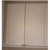 Image 27 : 9 White Upper Cabinets 40" Height (36, 36, 30, 30, 30, 30, 30, 36, 36 Width), Melamine Wrap Shelving