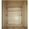 Image 8 : 9 White Upper Cabinets 40" Height (36, 36, 30, 30, 30, 30, 30, 36, 36 Width), Melamine Wrap Shelving