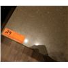Image 2 : Brown Polished Natural Stone Table w/ Rounded Corner 36" x 30" (no dents or dings)
