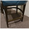 Image 8 : ENO Low Back Bar Stools w/Blue Leather (purchased for $4537 each stool)