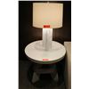 Image 1 : Round White Side Table 27.5” Dia.