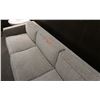 Image 13 : Long Beige/Brown Sofa - 10’6 L, 35” Back to Front, 25” Frame Height
