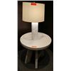 Image 1 : Round White Side Table 27.5” Dia.