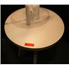 Image 2 : Round White Side Table 27.5” Dia.
