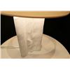 Image 3 : Lamont 27” Driftwood Style Composite Lamp, Oval Shade 15” Dia.