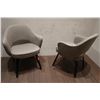 Image 7 : Pair of Knoll Saarinen Executive Arm Chairs, Back Ht 31.5”, $1500 Retail Each