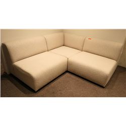3-Piece Modular Sofa Ensemble (each: 39" depth, 39” width, 32” ht)