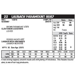 LAUBACH PARAMOUNT 8087